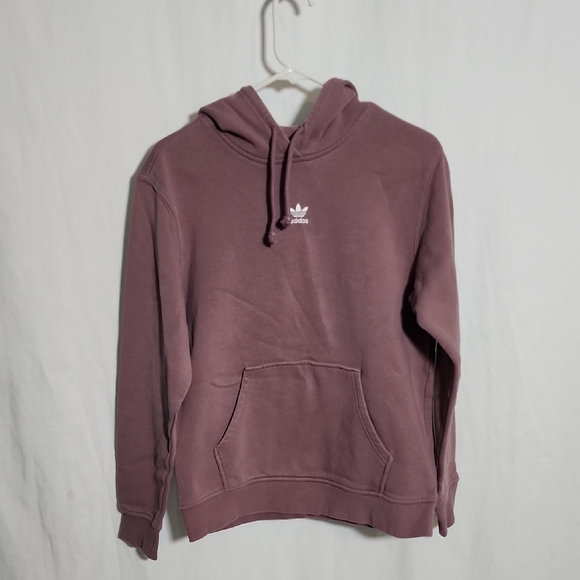 adidas Mauve Hoodie with Front Pocket - Picture 1 of 8